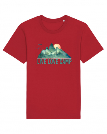 Live Love Camp Red