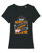 Vegetarian convins Tricou mânecă scurtă guler larg fitted Damă Expresser