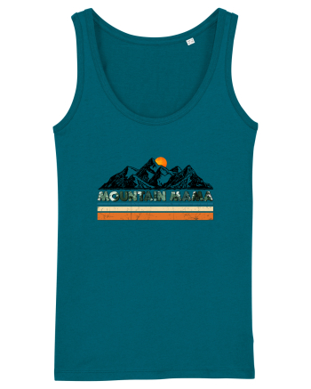 Mountain Mama Retro Sunset Ocean Depth