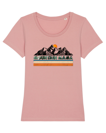 Mountain Mama Retro Sunset Canyon Pink