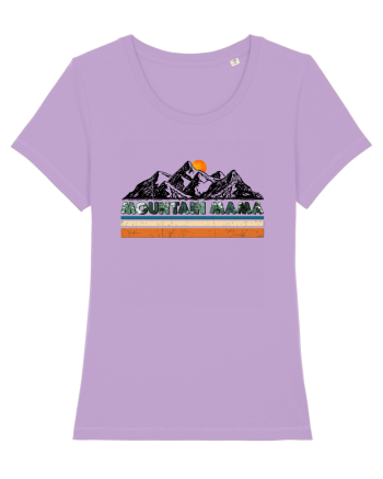 Mountain Mama Retro Sunset Lavender Dawn