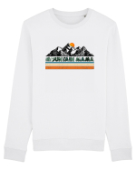 Mountain Mama Retro Sunset Bluză mânecă lungă Unisex Rise