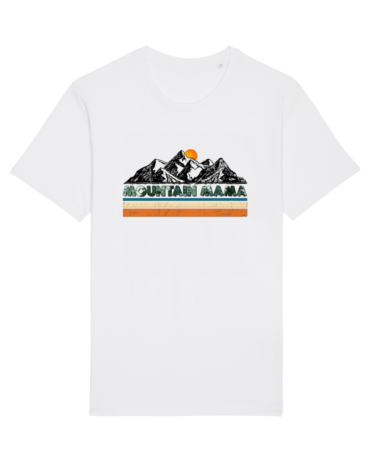 Tricou mânecă scurtă Unisex Rocker White