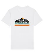 Mountain Mama Retro Sunset Tricou mânecă scurtă Unisex Rocker