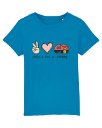 Peace Love Camping Tricou mânecă scurtă  Copii Mini Creator