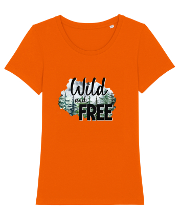 Wild and Free Bright Orange