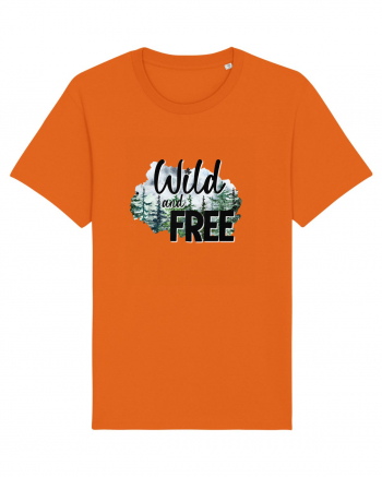 Wild and Free Bright Orange