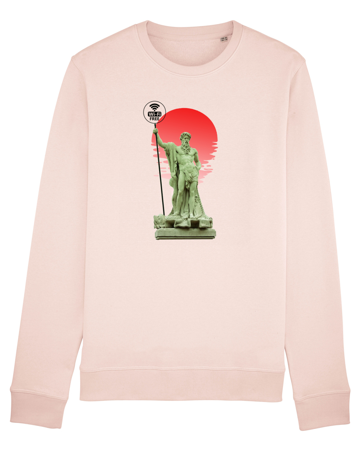 Bluză mânecă lungă Unisex Rise Candy Pink