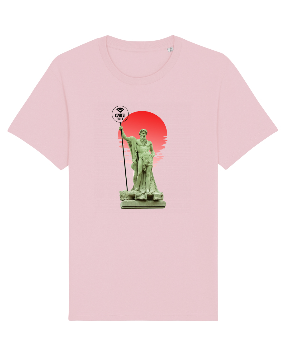 Tricou mânecă scurtă Unisex Rocker Cotton Pink