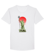 free wifi Tricou mânecă scurtă guler larg Bărbat Skater