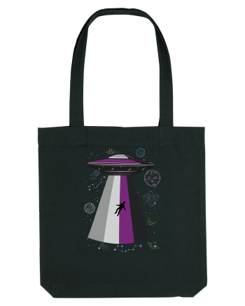 Ace Pride Ufo Asexual Lgbt Q Gaylien Black