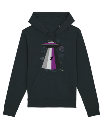 Ace Pride Ufo Asexual Lgbt Q Gaylien Black
