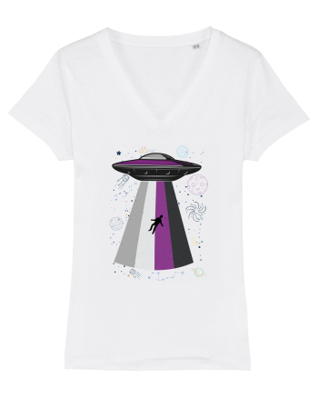 Ace Pride Ufo Asexual Lgbt Q Gaylien White