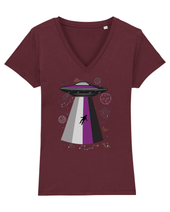 Ace Pride Ufo Asexual Lgbt Q Gaylien Burgundy