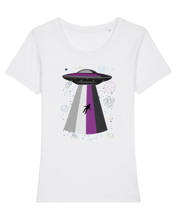 Ace Pride Ufo Asexual Lgbt Q Gaylien White
