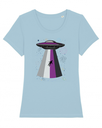 Ace Pride Ufo Asexual Lgbt Q Gaylien Sky Blue