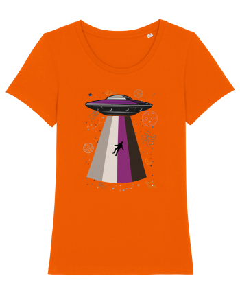 Ace Pride Ufo Asexual Lgbt Q Gaylien Bright Orange