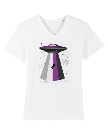 Ace Pride Ufo Asexual Lgbt Q Gaylien White