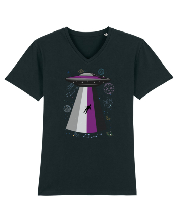 Ace Pride Ufo Asexual Lgbt Q Gaylien Black