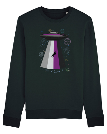 Ace Pride Ufo Asexual Lgbt Q Gaylien Black