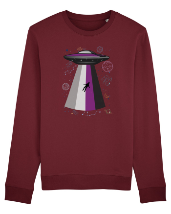 Ace Pride Ufo Asexual Lgbt Q Gaylien Burgundy
