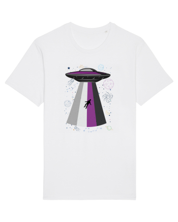 Ace Pride Ufo Asexual Lgbt Q Gaylien White