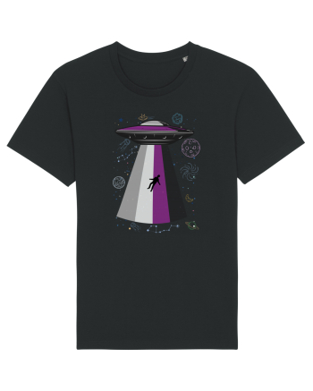 Ace Pride Ufo Asexual Lgbt Q Gaylien Black