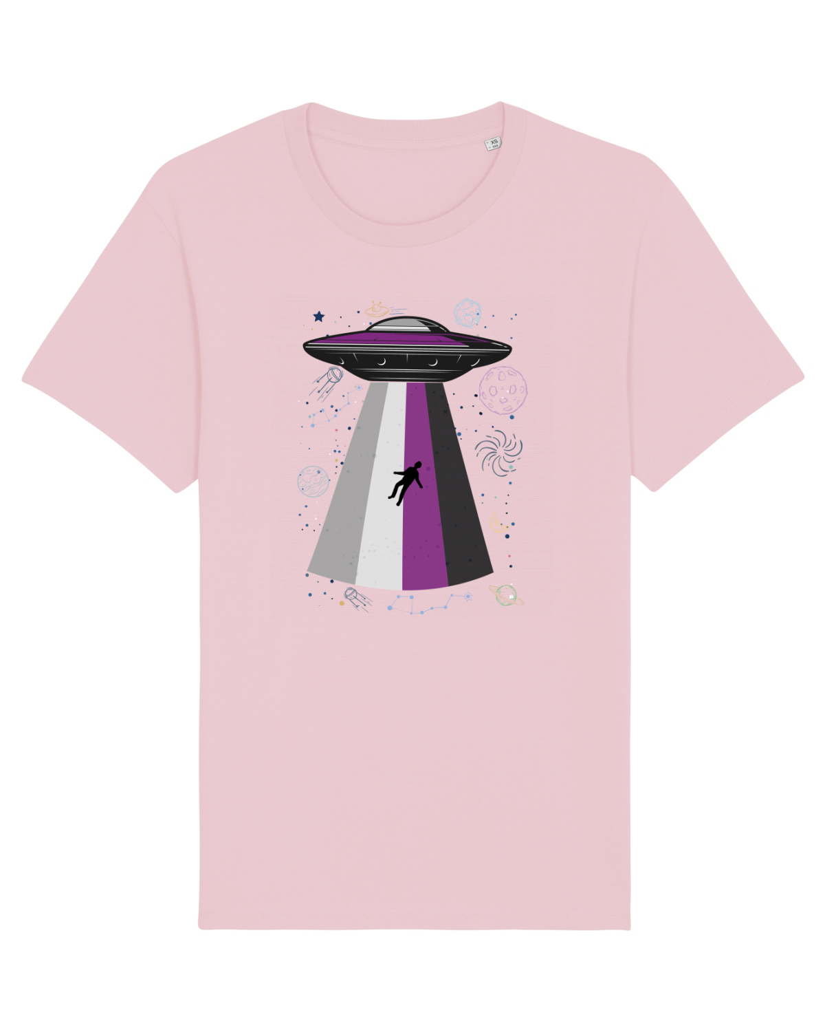 Tricou mânecă scurtă Unisex Rocker Cotton Pink