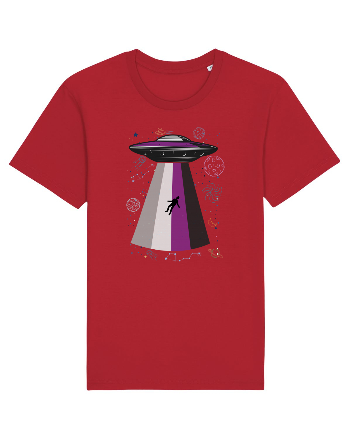 Tricou mânecă scurtă Unisex Rocker Red