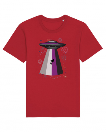 Ace Pride Ufo Asexual Lgbt Q Gaylien Red