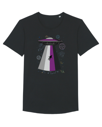Ace Pride Ufo Asexual Lgbt Q Gaylien Black