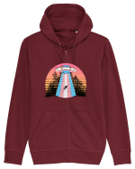 Alien Transgender Lgbt Q Gaylien Ufo Hanorac cu fermoar Unisex Connector