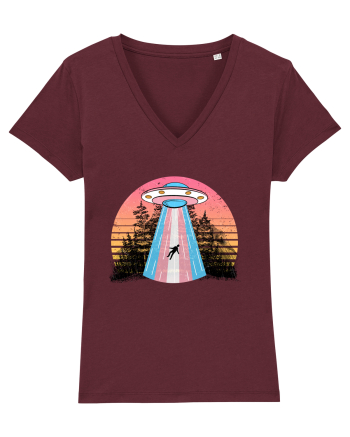 Alien Transgender Lgbt Q Gaylien Ufo Burgundy