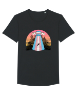Alien Transgender Lgbt Q Gaylien Ufo Tricou mânecă scurtă guler larg Bărbat Skater