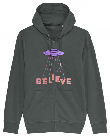 Alien Lover Ufo Believe Ufo's Day Anthracite