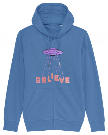 Alien Lover Ufo Believe Ufo's Day Bright Blue