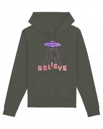 Alien Lover Ufo Believe Ufo's Day Khaki