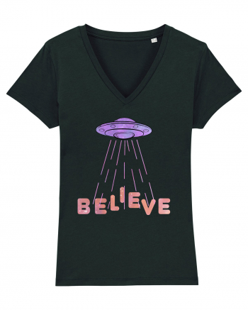 Alien Lover Ufo Believe Ufo's Day Black