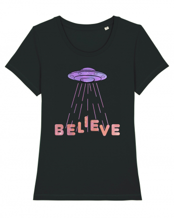 Alien Lover Ufo Believe Ufo's Day Black