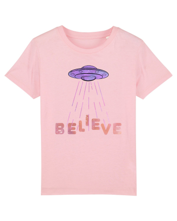 Alien Lover Ufo Believe Ufo's Day Cotton Pink
