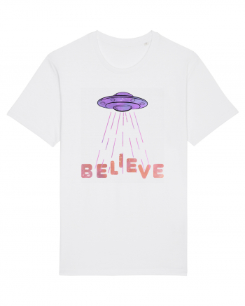 Alien Lover Ufo Believe Ufo's Day White