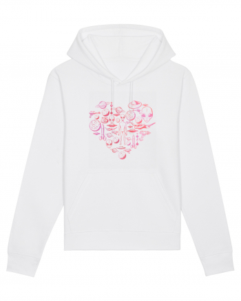 Aliens Ufo Enthusiast Lovers Heart White
