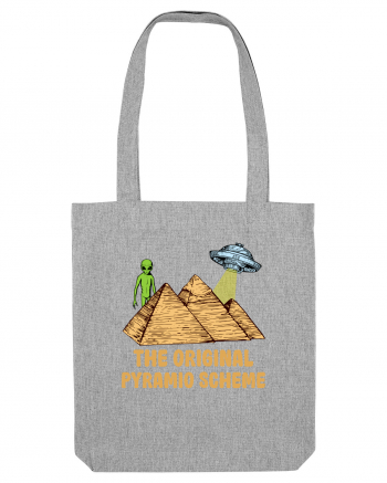 Astronaut Alien Ufo Egyptian Pyramid Heather Grey