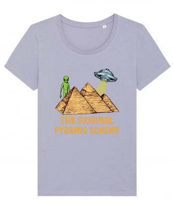 Astronaut Alien Ufo Egyptian Pyramid Lavender