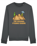 Astronaut Alien Ufo Egyptian Pyramid Bluză mânecă lungă Unisex Rise