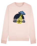 Bigfoot Ufo Moonmountain Alien Vintage Bluză mânecă lungă Unisex Rise