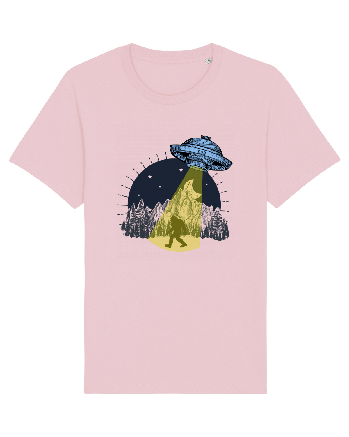 Tricou mânecă scurtă Unisex Rocker Cotton Pink