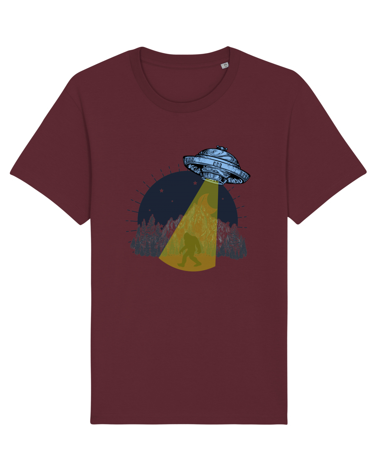Tricou mânecă scurtă Unisex Rocker Burgundy