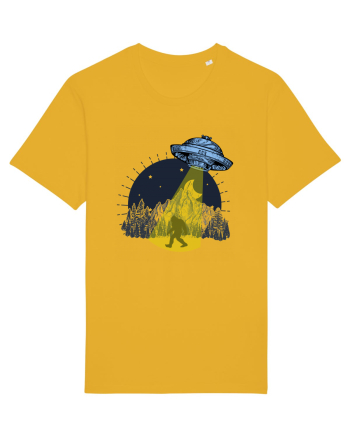 Bigfoot Ufo Moonmountain Alien Vintage Spectra Yellow
