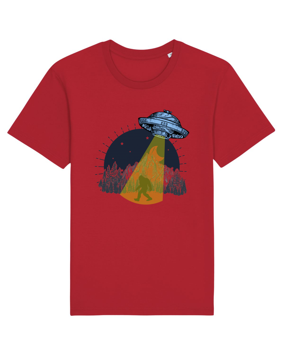 Tricou mânecă scurtă Unisex Rocker Red